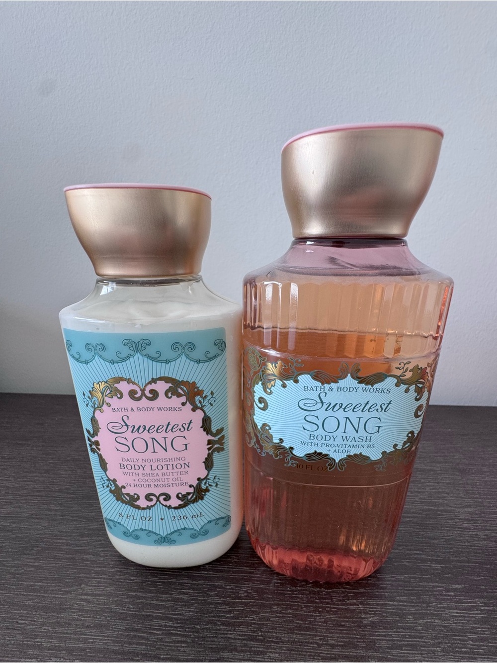 Bath & Body Works Sweetest Song Body Lotion & Body Wash